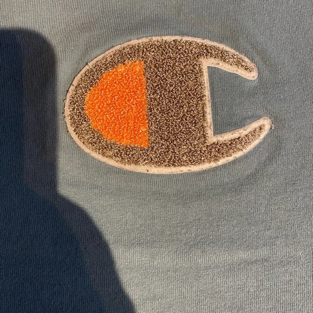 Champion Olive‎ Green early 2000’s short sleeve reverse weave logo T-Shirt L - Picture 2 of 8